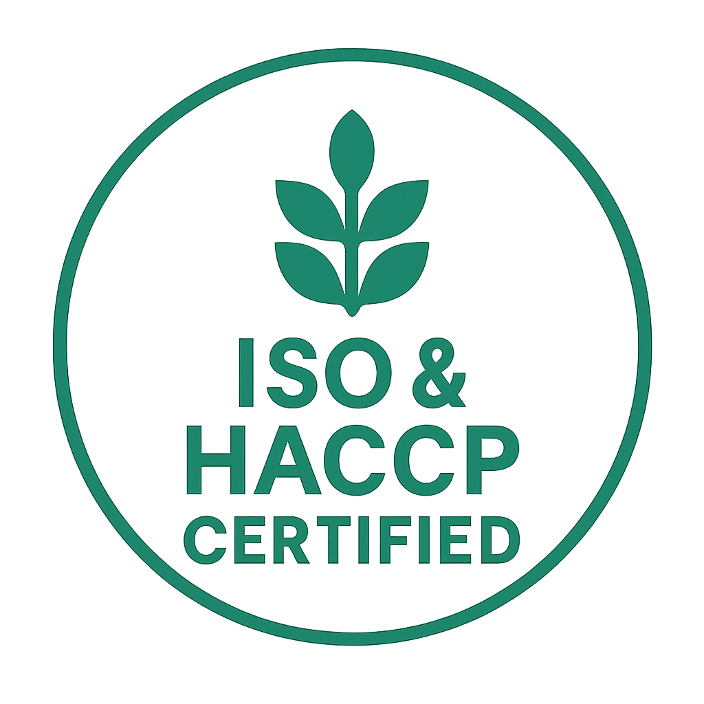 ISO & HACCP Certified