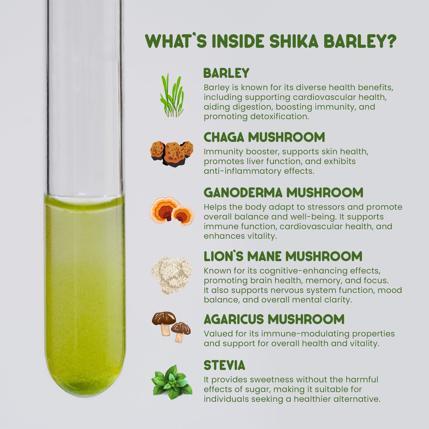 Shika Barley & Mushrooms Nature’s Superfoods